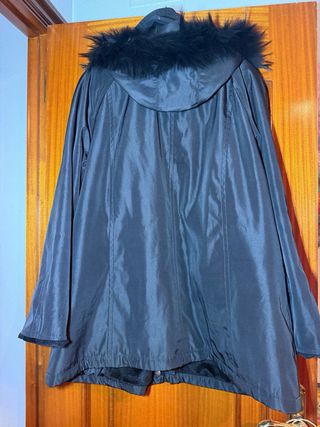 Parka Antea Plus Negra con Capucha