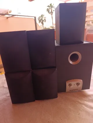 Altavoces Home Cinema KUNFT 5.1 Negros