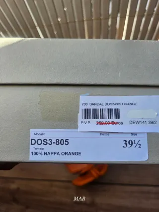 Sandalias Ocleppo Naranja