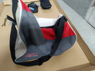 Bolsa para trasporte patines. Decatlón.
