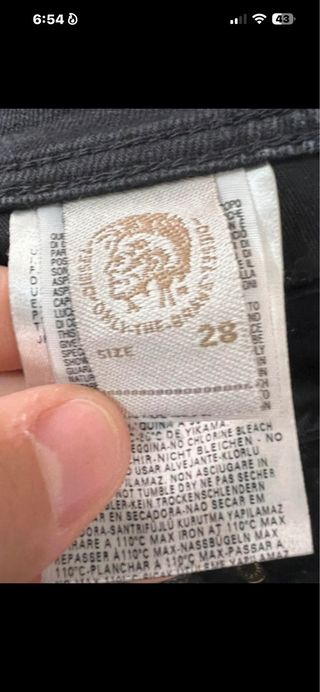 Diesel Thanaz W28 L34 Slim Skinny Jeans