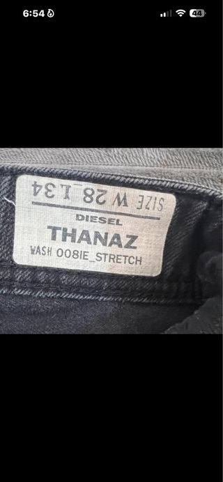 Diesel Thanaz W28 L34 Slim Skinny Jeans