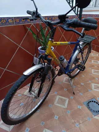 Bicicleta Montaña GAMUANT Azul/Amarillo.