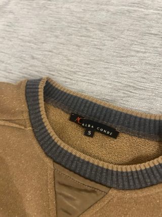 Conjunto Alba Conde Marrón y Dorado