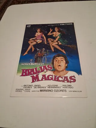 Cartel Película Brujas Mágicas Pajares