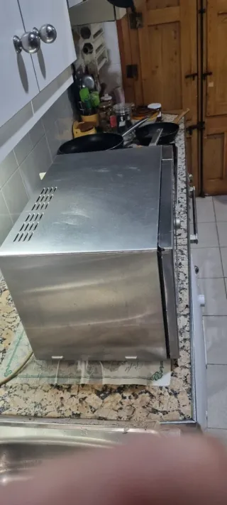 Microondas Sanyo PowerGrill Inoxidable