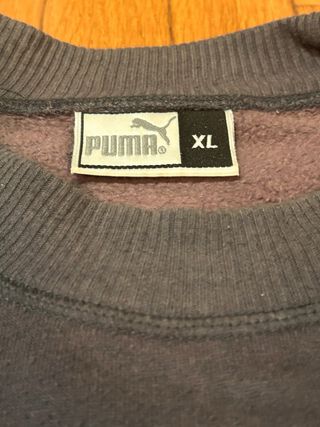 Sudadera Puma Gris Vintage Talla XL