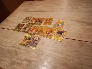 13 Cartas Pokémon Charizard Doradas