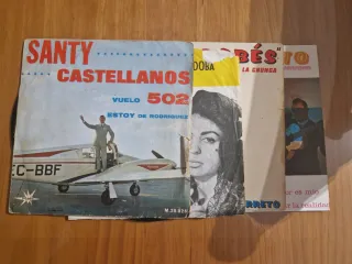 Discos de vinilo 45 rpm antiguos