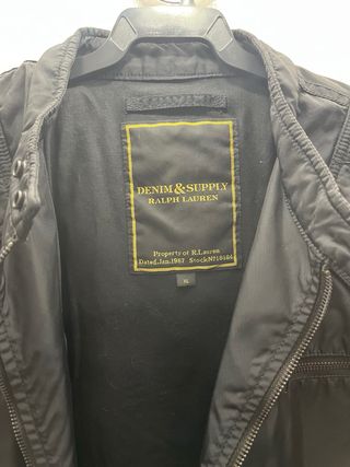 Cazadora Ralph Lauren Negra Talla XL