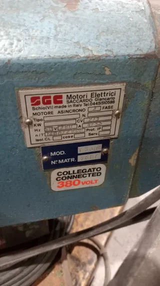 Tronzadora para cortar hierro