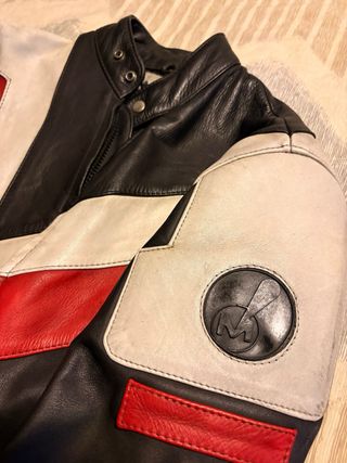 Mono de moto piel 2 piezas talla 54