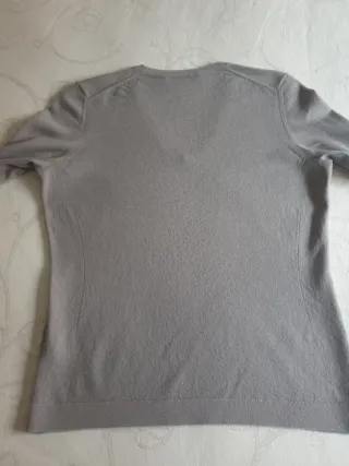 Jersey HUGO BOSS mujer gris talla M    Lana virgen