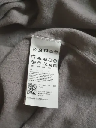 Jersey HUGO BOSS mujer gris talla M    Lana virgen