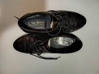 Zapatos Vestir Negro Sito Rossini piel