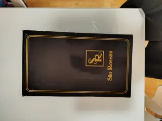 Zapatos Vestir Negro Sito Rossini piel