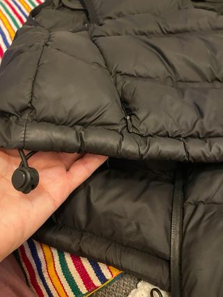 Chaleco acolchado negro