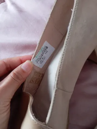 Zapatos Antea Piel Beige Talla 37