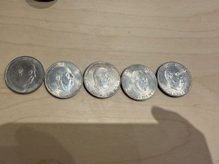 25 Monedas 100 Pesetas 1966 *66 *67 y *68