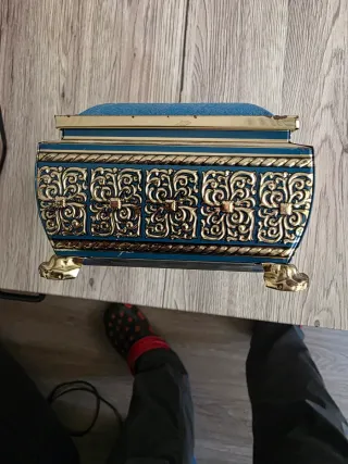 Joyero Cofre Metálico Vintage