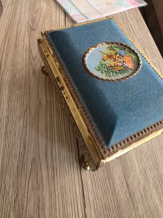 Joyero Cofre Metálico Vintage