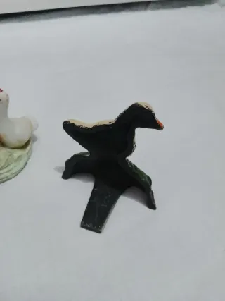 Figuras de patos de cerámica