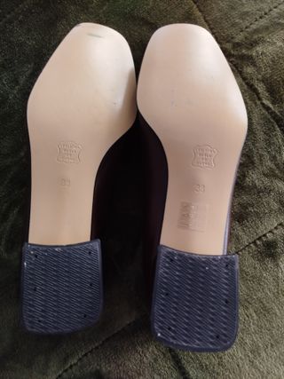 Zapatos de piel marrones talla 38