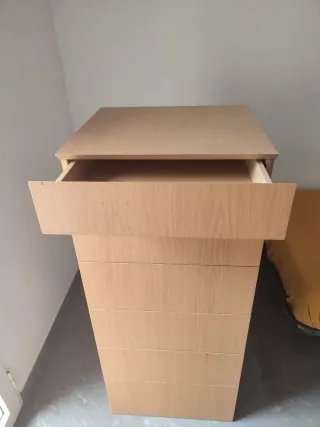 Cajonera de madera 6 cajones