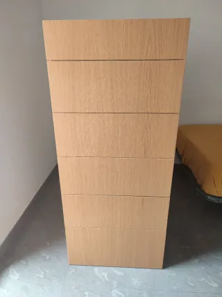 Cajonera de madera 6 cajones