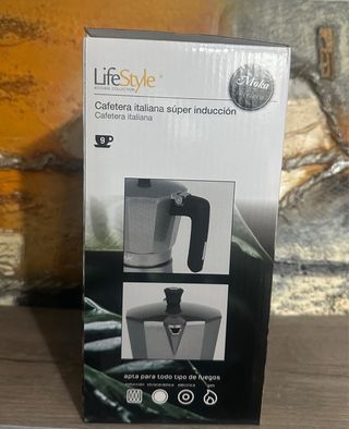 Cafetera Italiana Super Inducción LifeStyle 9 Taza