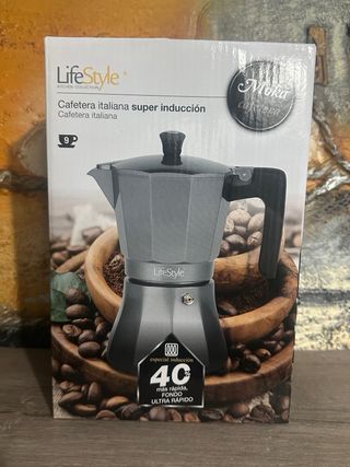 Cafetera Italiana Super Inducción LifeStyle 9 Taza