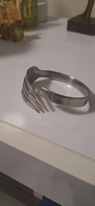 Pulsera Beige y Plateada