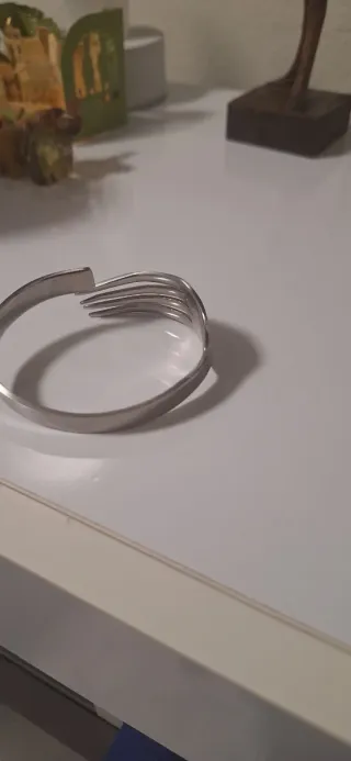 Pulsera Beige y Plateada