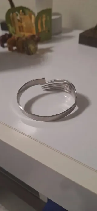 Pulsera Beige y Plateada