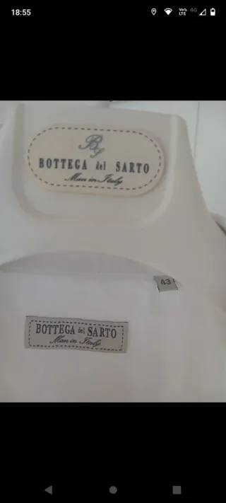 Camicia Bottega del Sarto Uomo Taglia 43