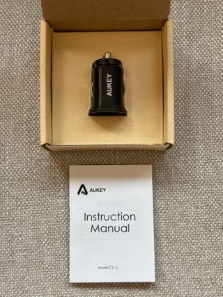 Cargador Coche AUKEY 4.8A Dual USB