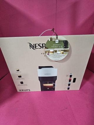 Cafetera Capsulas Nespresso Krups vertuo Pop (poco uso) + ca