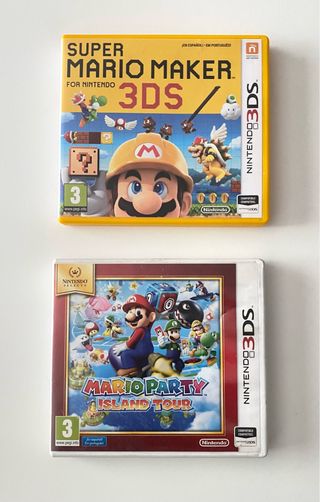 Super Mario Maker y Mario Party 3DS