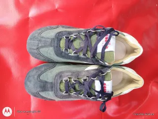 Diadora Scarpe Grigio/Verde Taglia 42.5