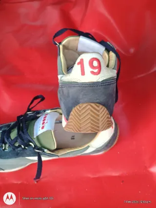 Diadora Scarpe Grigio/Verde Taglia 42.5