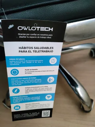 Silla de oficina negra