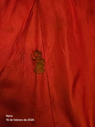 Abrigo de cuero vintage marrón