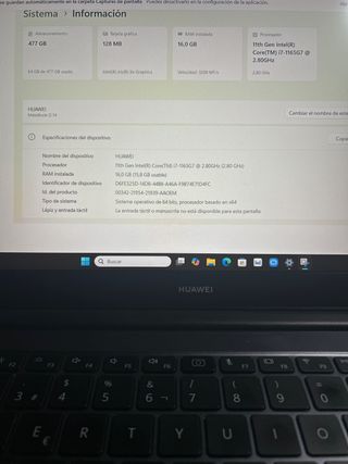 Huawei MateBook D14 i7 11th Gen
