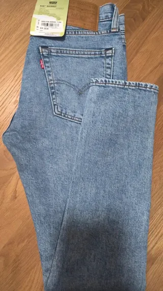 Pantalón Levis 510 Skinny Hombre Azul.