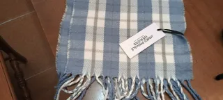 Bufanda James Pringle Weavers Tartán Azul