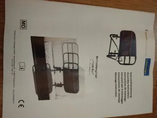 Barrera Cama Abatible Negra