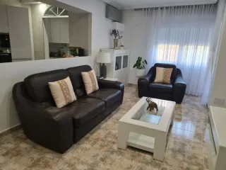 Sofás de cuero negros