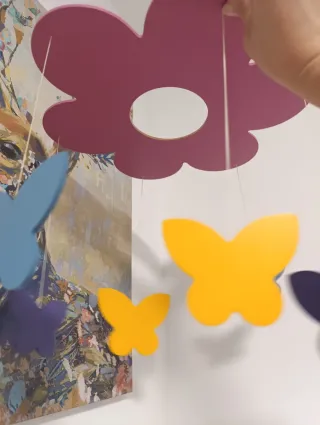 Lámpara techo Philips mariposas infantil