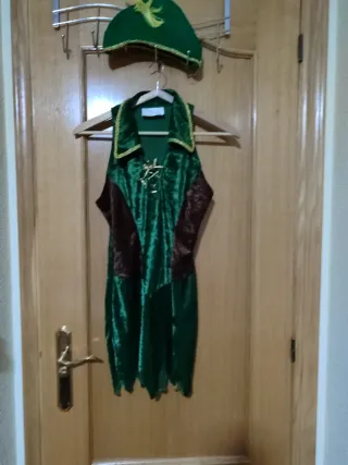 Disfraz Mujer Verde y Marrón