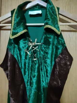 Disfraz Mujer Verde y Marrón